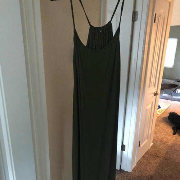 Long thin strap dress - Picture 2 of 4